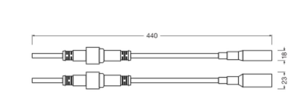 LED-Stripes-Verbinder LS AY AC-CP/P2/300/P
