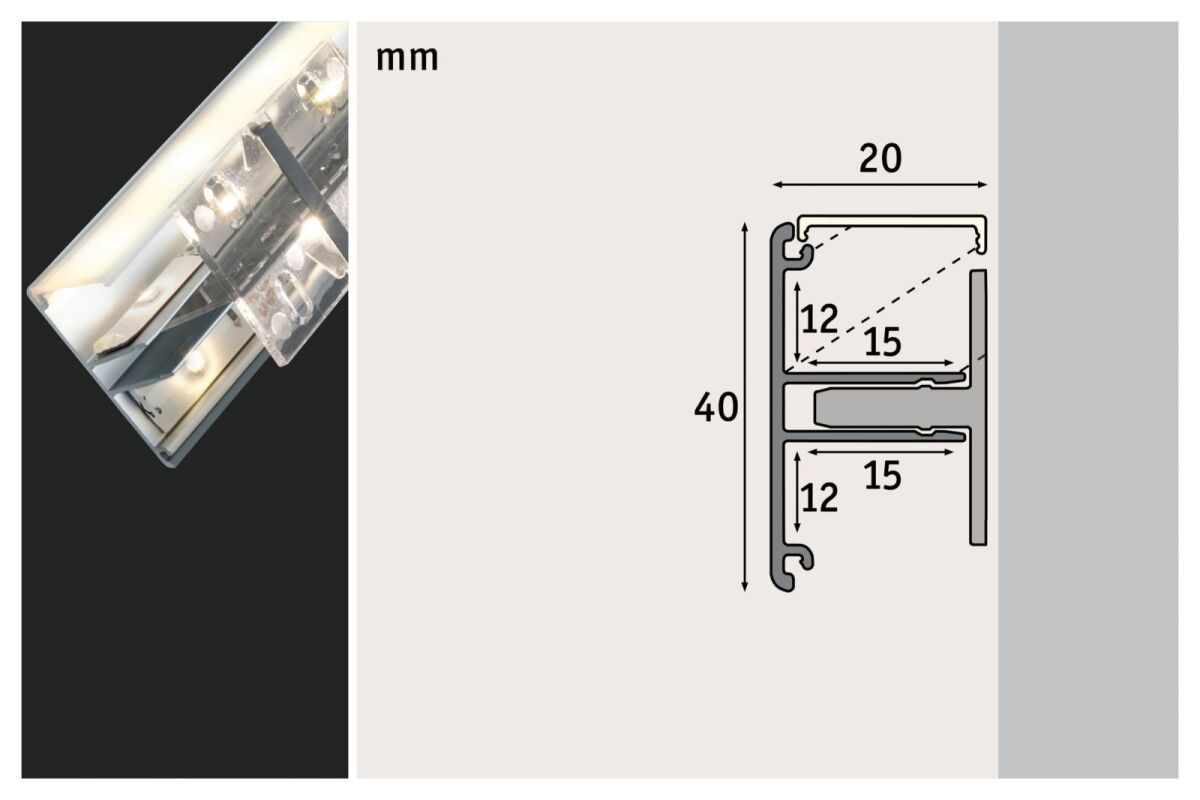 LED-Strip Profil 705.19