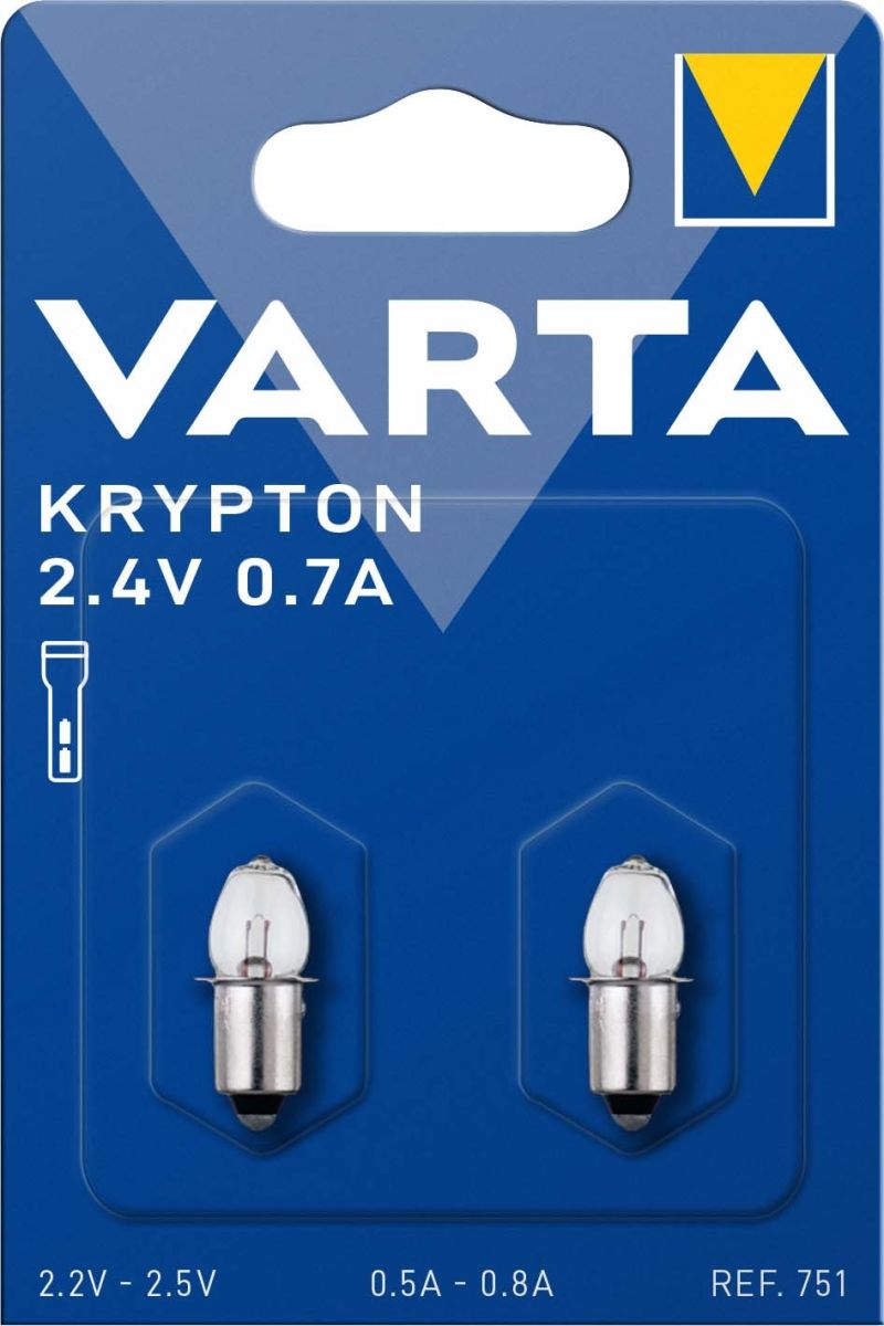 Krypton Birnchen 2,4V Glühlampen 751 2er