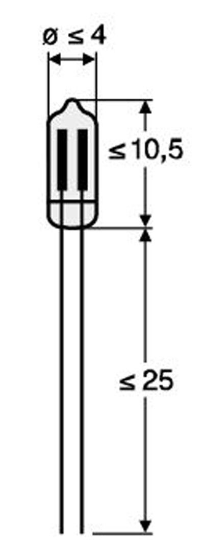 Miniaturglimmlampe 31001