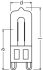 Halogenlampe G9 66720PRO 20W 240V G9