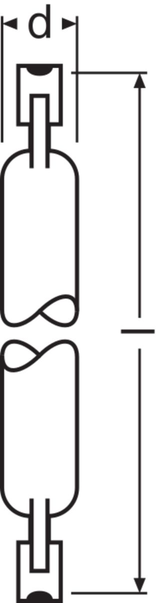 Halogenstab R7s 64695 120W 240V L=78mm 