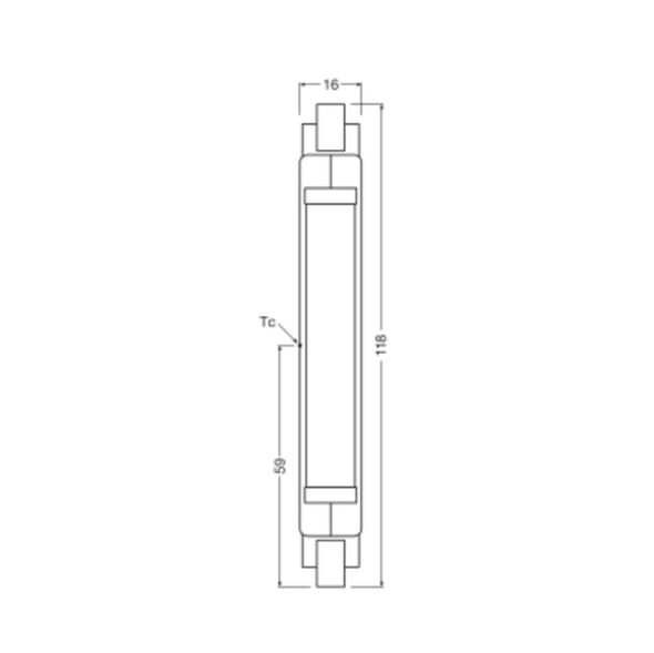 LED-Lampe R7s 118mm LEDSl #4058075840508