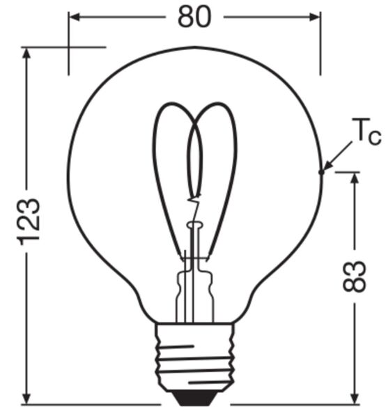 LED-Lampe Vintage1906 1906G #4058075836884