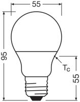 LED-Lampe E27 LCA40PCR4.9W840FR