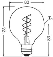 LED-Lampe Vintage1906 1906G #4058075836785