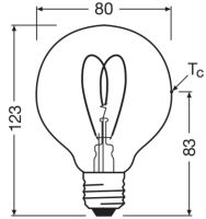 LED-Lampe Vintage1906 1906G #4058075836884