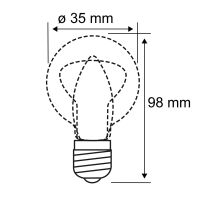 LED-Filamentlampe 230V 291.95