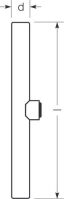 LED-Linienlampe opal RL-RAL1 35 DIM 927/O