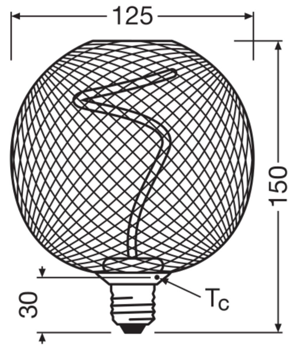 LED-Dekor-Lampe DLH.F.GB12518GDD3.5W