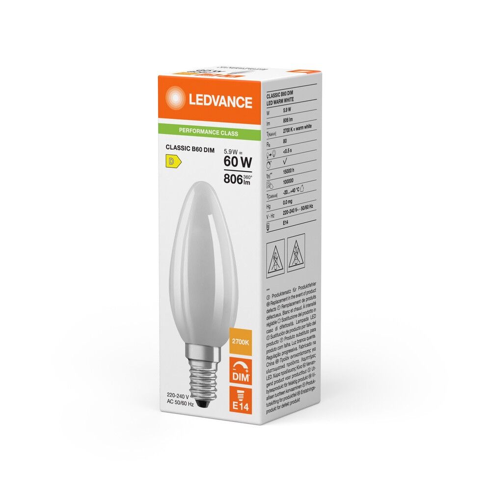 LED-Kerzenlampe E14 LEDCl #4099854253386