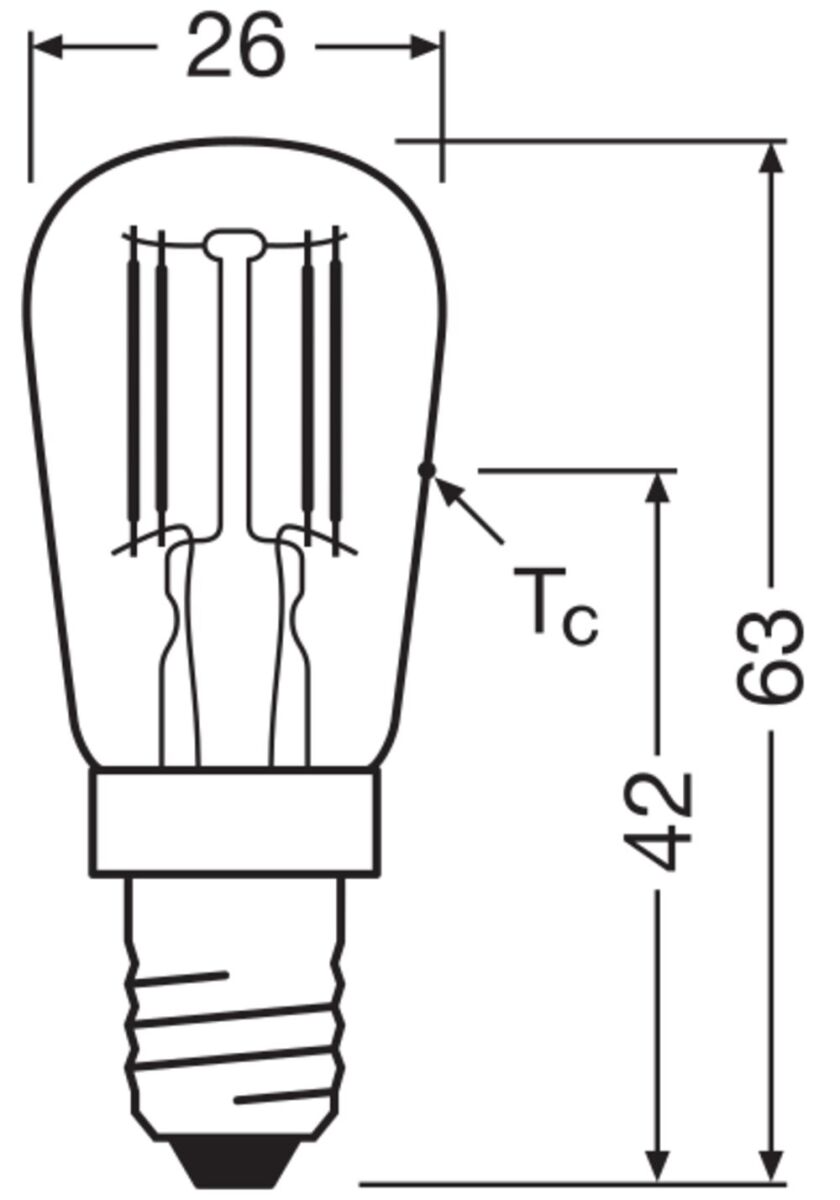 LED-Lampe E14 LEDSp #4099854247279