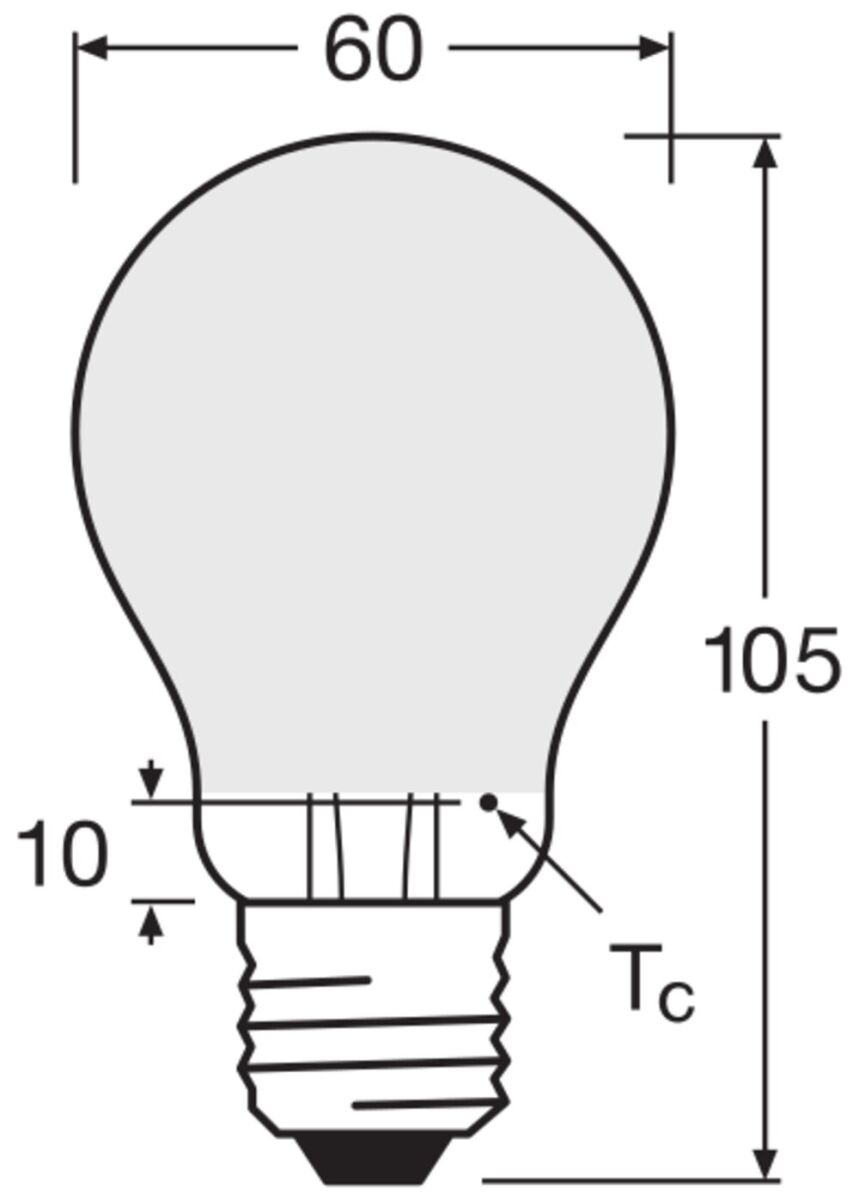 LED-Lampe E27 LCA100F.DEEBS8.2827F