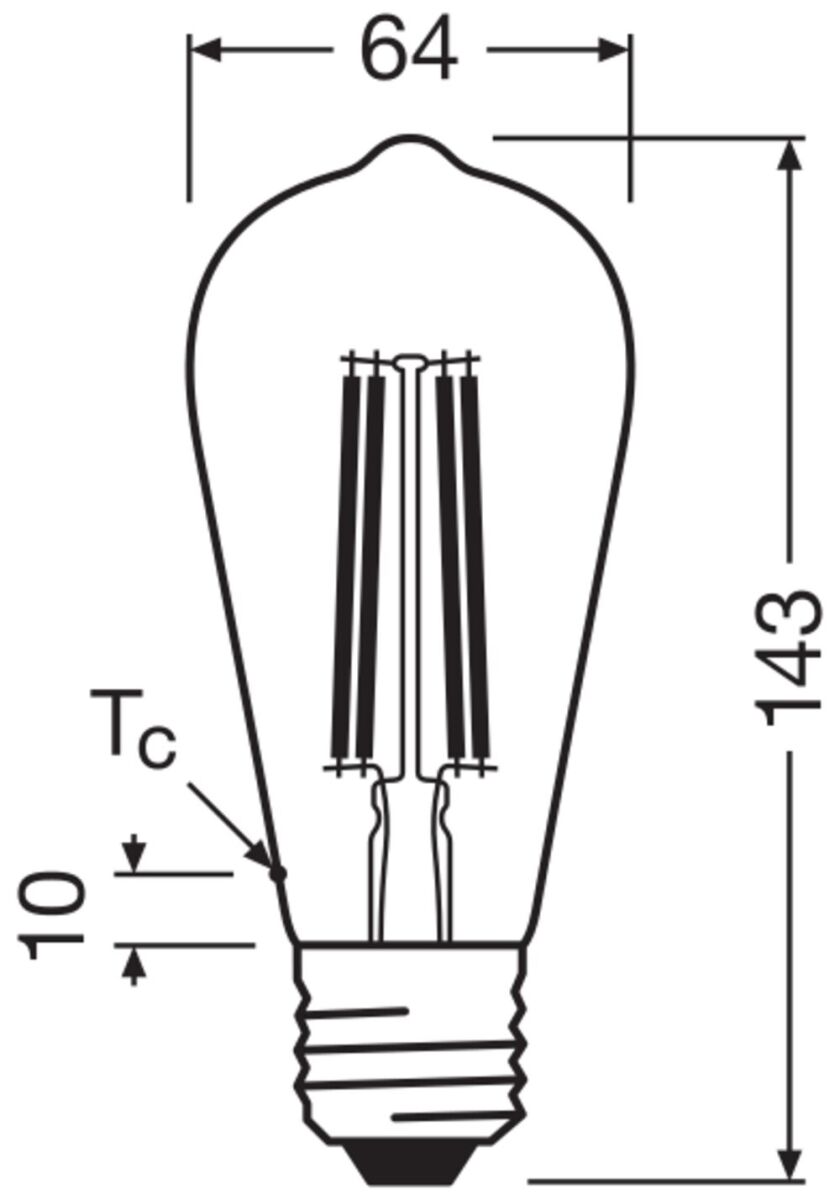 LED-Lampe E27 LEDCl #4099854237034