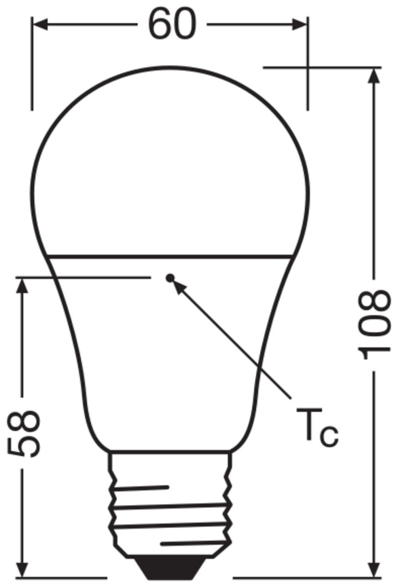 LED-Lampe E27 LEDSC #4099854240966