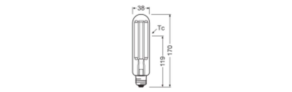 LED-Lampe E27 NAV50LED.AV1600LM15W