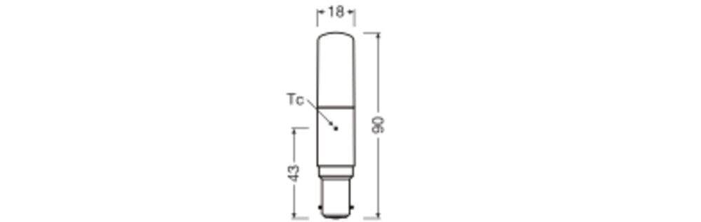 LED-Lampe SLIM B15d LEDTS #4099854267178