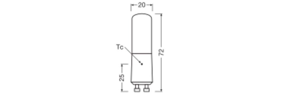LED-Lampe SLIM GU10 LEDTS #4099854267321