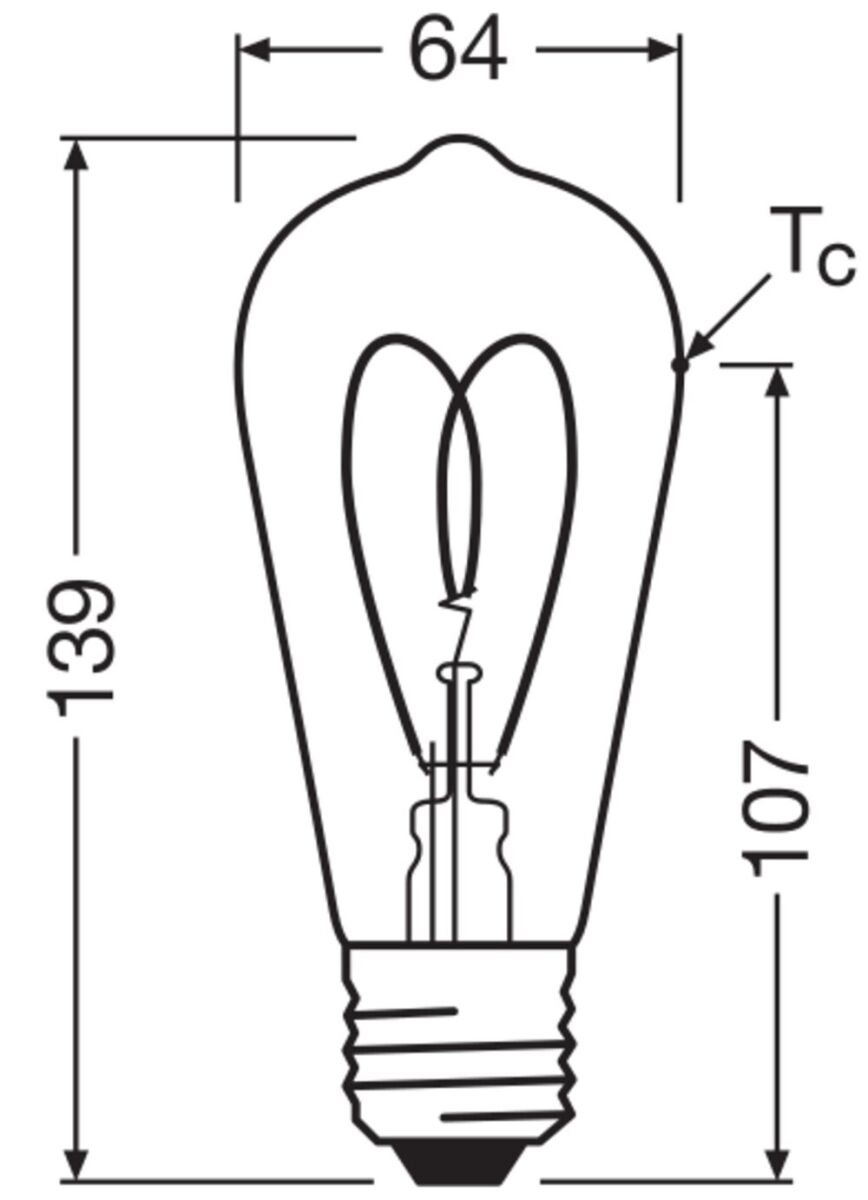 LED-Lampe Vintage1906 1906E #4058075836983