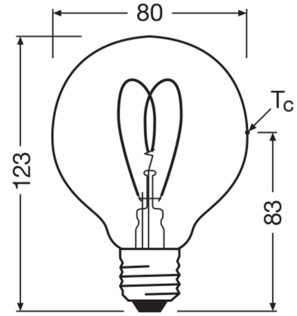 LED-Lampe Vintage1906 1906G #4058075836860