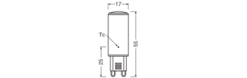LED-PIN-Lampe G9 LEDPIN48320P4.5827CL