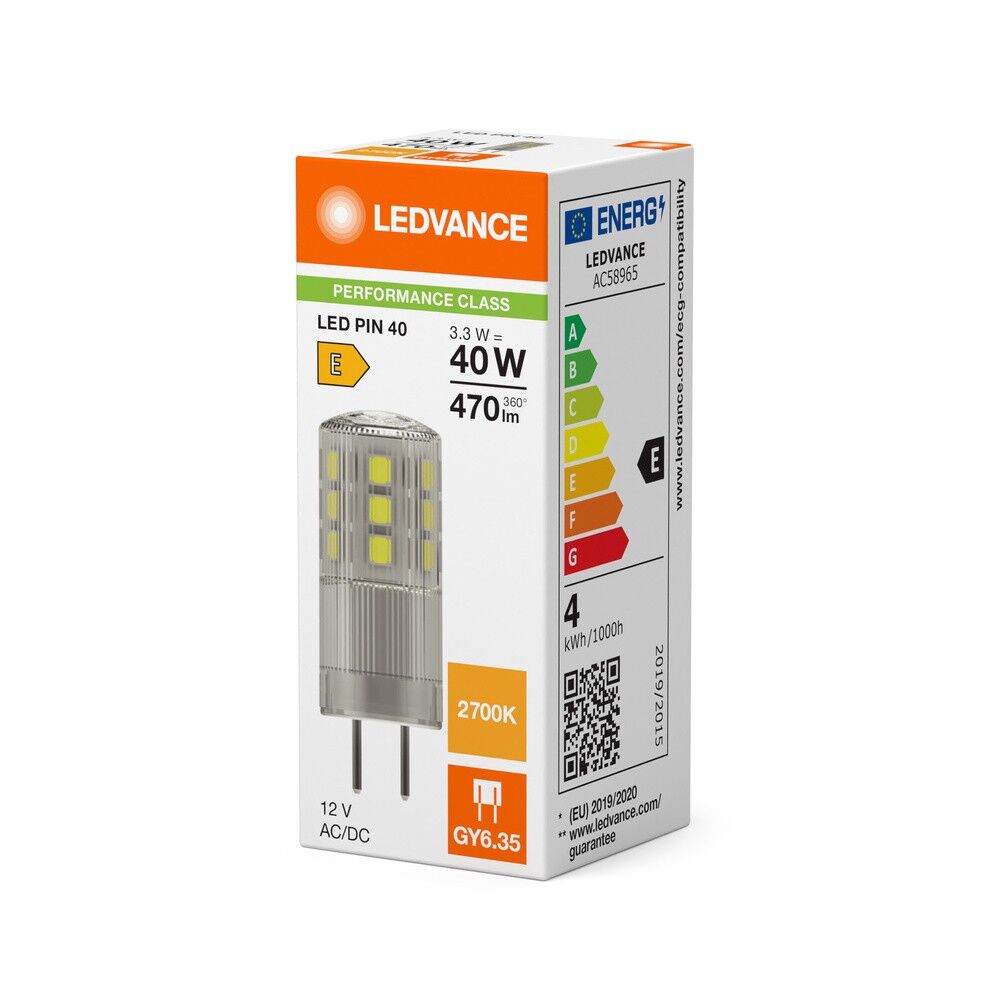 LED-Lampe GY6,35 2700K 12V 3,3W 470lm