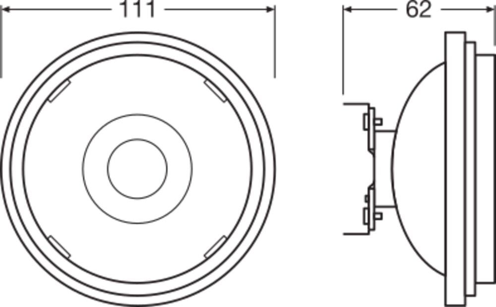 LED-Reflektorlampe AR111 LEDAR11150247.4W927