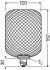 LED-Dekor-Lampe DLFL.Q100BL3.5W827F