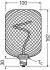 LED-Dekor-Lampe DLH.F.SQ100BLACKD3.5