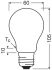 LED-Lampe E27 LCA100FilEEAS7.2827F