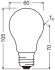 LED-Lampe E27 LCA100FilEEAS7.2840F