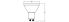 LED-Reflektorlampe GU10 4000K 3,4W 230lm 36°