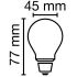 LED-Tropfenlampe E27 RL-D40 DIM 927/F/E27