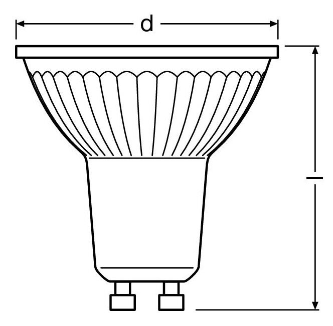 LED-Reflektorlampe PAR16 RL-PAR16 50 827/120