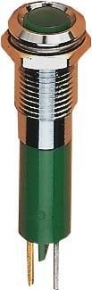 LED-Signall. Flach 5mm 6VD 38016