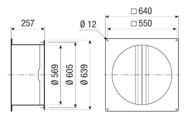 Rohrverschlussklappe VKRI 50-56