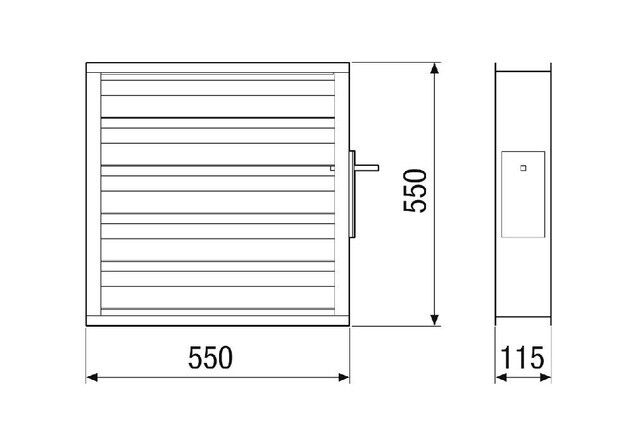 Verschlussklappe VKM-MV4516-V-DA