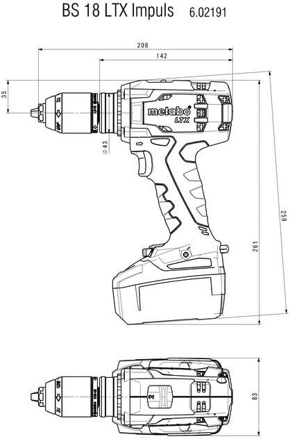 Akku-Bohrschrauber BS 18 LTX Impulssolo