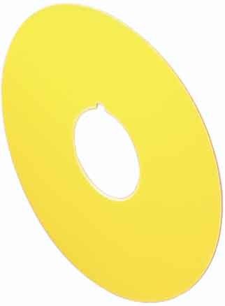Unterlegschild gelb NAS 22