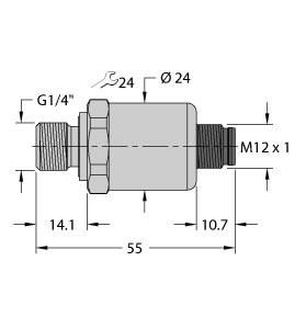 Drucktransmitter PT2.5R-1004-IOLH1141