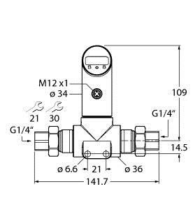 Differenzdrucksensor PS025D-50 #6834110
