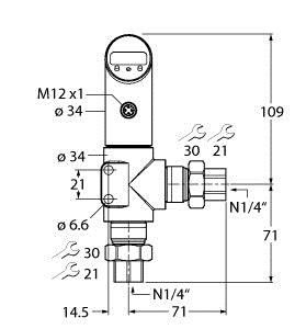 Differenzdrucksensor PS025D-50 #6834145
