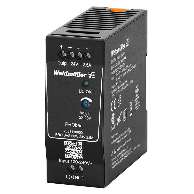 Stromversorgung 24V DC PRO BAS 60W 24V 2.5A