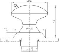 Not-Halt-Schlagtaster NDRZ50RT-2905-1