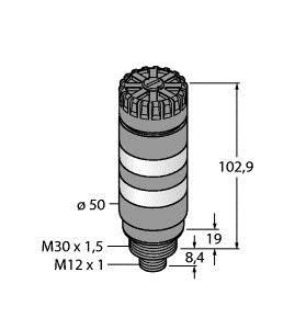 Kompakt-Signalsäule TL50CYRAQ