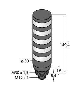 Signalsäule TL50BLGYWBR2Q