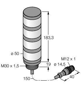 Signalsäule TL50BYRGQP