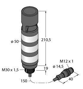 Signalsäule TL50HGYRAOS3QP