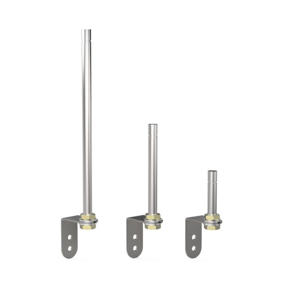 Rohr mit Gewinde u. Winkel BR50-T250