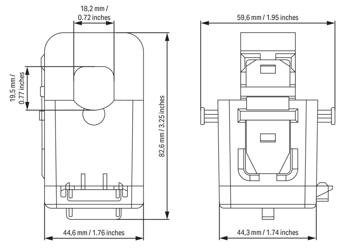 Kabelumbau-Stromwandler 855-4201/200-203